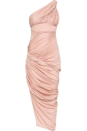 Rick Owens Vestido midi drapeado