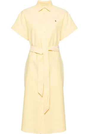 Ralph Lauren Vestido camisero con bordado Polo Pony