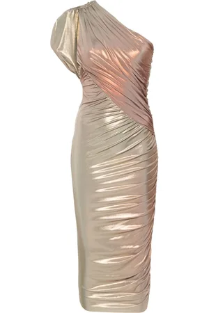 Rick Owens Vestido midi Amira asimétrico