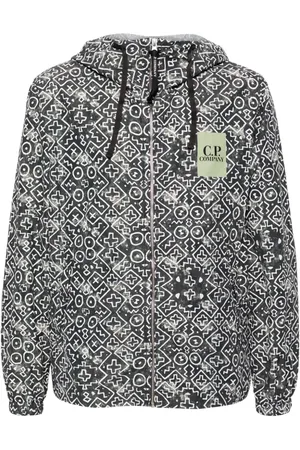 C.P. Company Chaqueta con capucha y estampado Inca