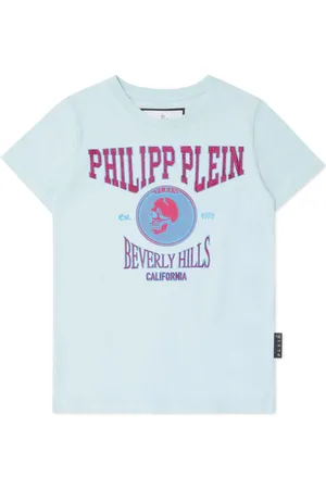 Philipp Plein Camiseta con apliques de cristal