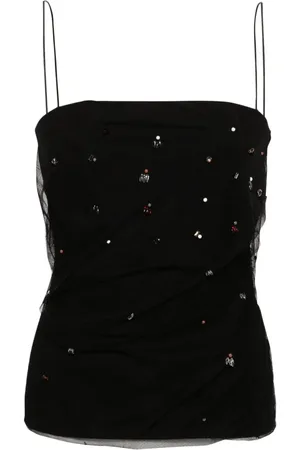Dorothee Schumacher Top con apliques de cuentas