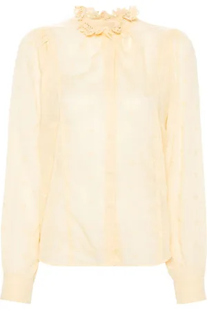 Marant Etoile Blusa Terzali con bordado floral