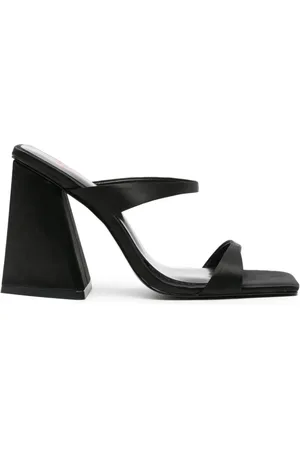Roberto Cavalli Mules con tacón de 105mm y puntera cuadrada