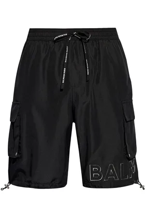 Balmain Bañador con logo estampado