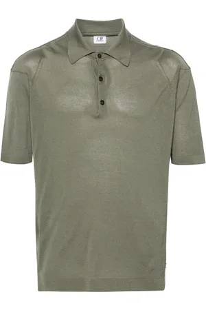 C.P. Company Polo de punto fino de manga corta