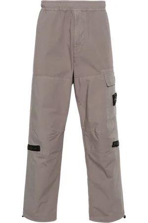 Stone Island Pantalones cargo con motivo Compass