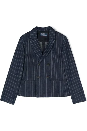 Ralph Lauren Blazer vaquero a rayas diplomáticas