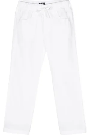Il gufo Pantalones con corte recto