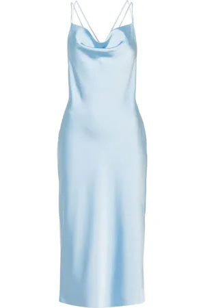 ROTATE Slip dress midi