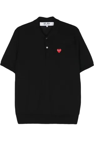 Comme des Garçons Polo con parche de corazón