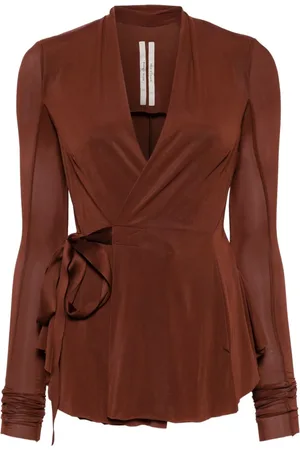 Rick Owens Chaqueta Hollywood cruzada