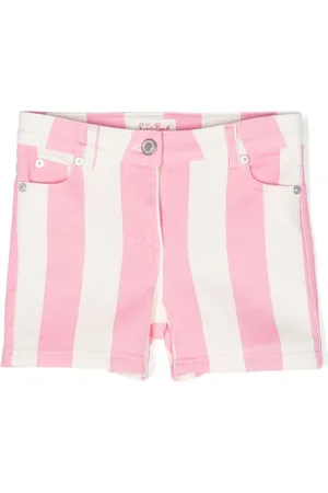 MC2 SAINT BARTH Pantalones vaqueros cortos a rayas