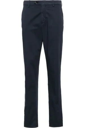 LARDINI Pantalones chinos ajustados de talle medio
