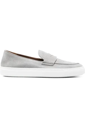 Fratelli Rossetti Mocasines penny con acabado texturizado