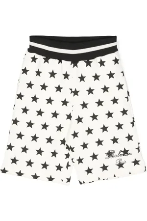 Balmain Pantalones cortos con estrella estampada