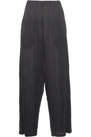 Giorgio Armani Pantalones ajustados de talle alto