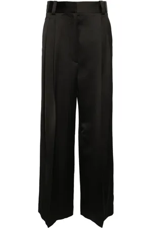 Khaite Pantalones de satén Simone
