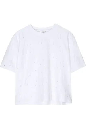 Simkhai Camiseta Amaru con detalle de tiras