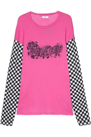 ERL Camiseta con acabado envejecido