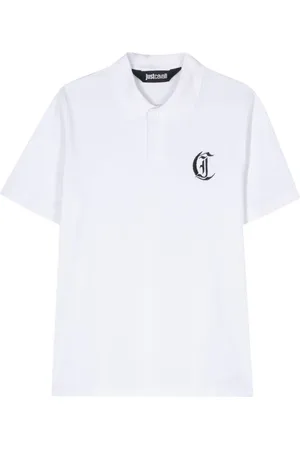 Roberto Cavalli Polo con logo bordado