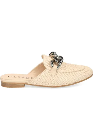 Casadei Slippers con detalle de cadena