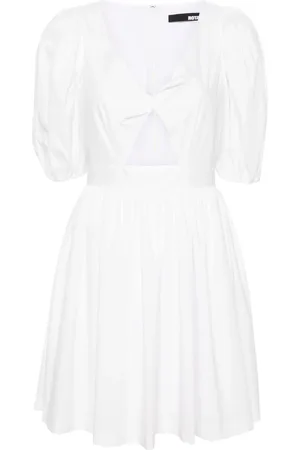 ROTATE Vestido corto con cuello en V