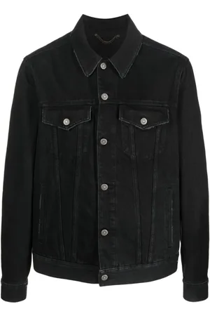 Golden Goose Chaqueta vaquera con parche del logo