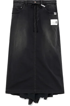 Maison Mihara Yasuhiro Falda vaquera drapeada