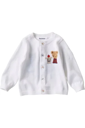 Familiar Cárdigan estampado en intarsia