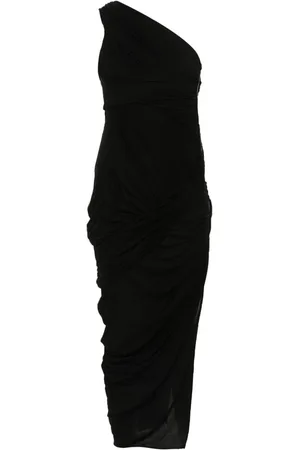 Rick Owens Vestido midi drapeado