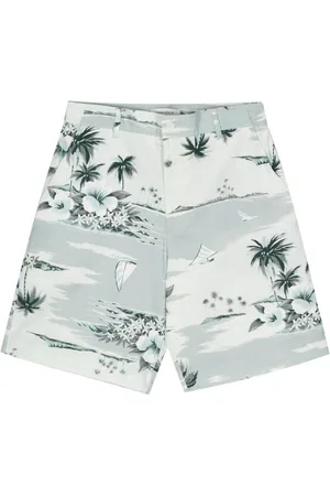 Maison Kitsuné Bermudas náuticas con estampado gráfico