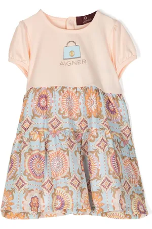 Aigner Vestido con estampado gráfico