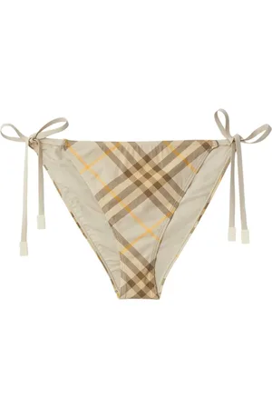 Burberry Bragas de bikini a cuadros