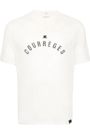 Courrèges Camiseta con estampado Baseball