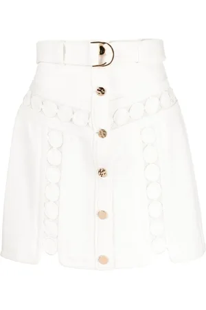 Acler Minifalda Heathcote con lunares bordados