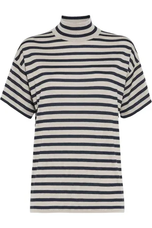 Brunello Cucinelli Top a rayas