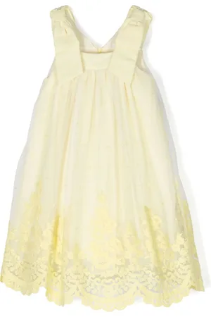 PATACHOU Vestido acampanado en point d