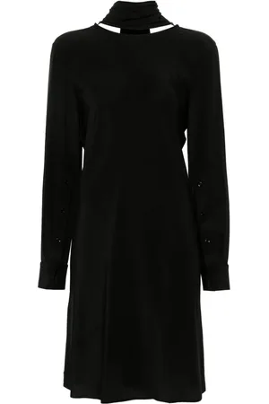 Helmut Lang Vestido corto con cuello en V