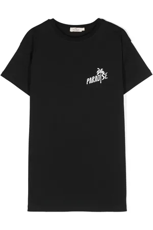 Le pandorine Vestido con logo estampado