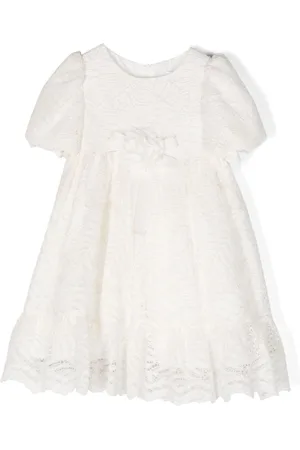 PATACHOU Vestido con capa de encaje