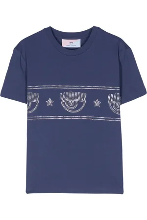 Chiara Ferragni Camiseta con aplique Logomania