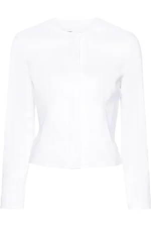 THEORY Chaqueta corta con dobladillo peplum