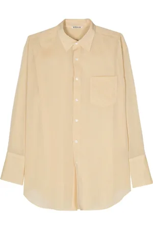 Auralee Camiseta de tejido cambray