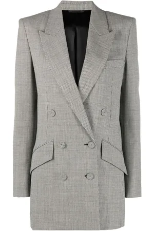 Givenchy Blazer con motivo de pied de poule