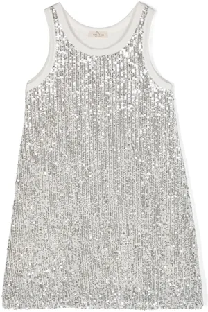 Le pandorine Vestido con aplique de lentejuelas