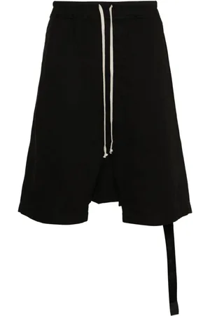 Rick Owens Bermudas Drawstring Pods de tiro caído