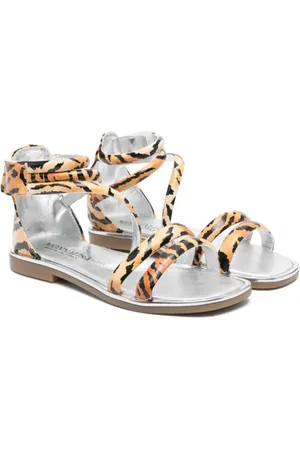 MONNALISA Sandalias con estampado de leopardo