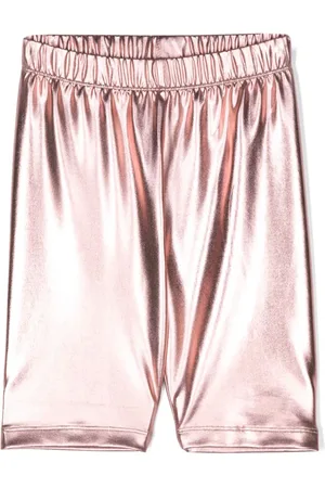 Le pandorine Pantalones cortos con acabado metalizado