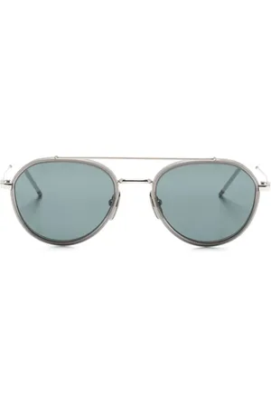 Thom Browne Gafas de sol con logo grabado